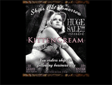 Tablet Screenshot of kittencream.com